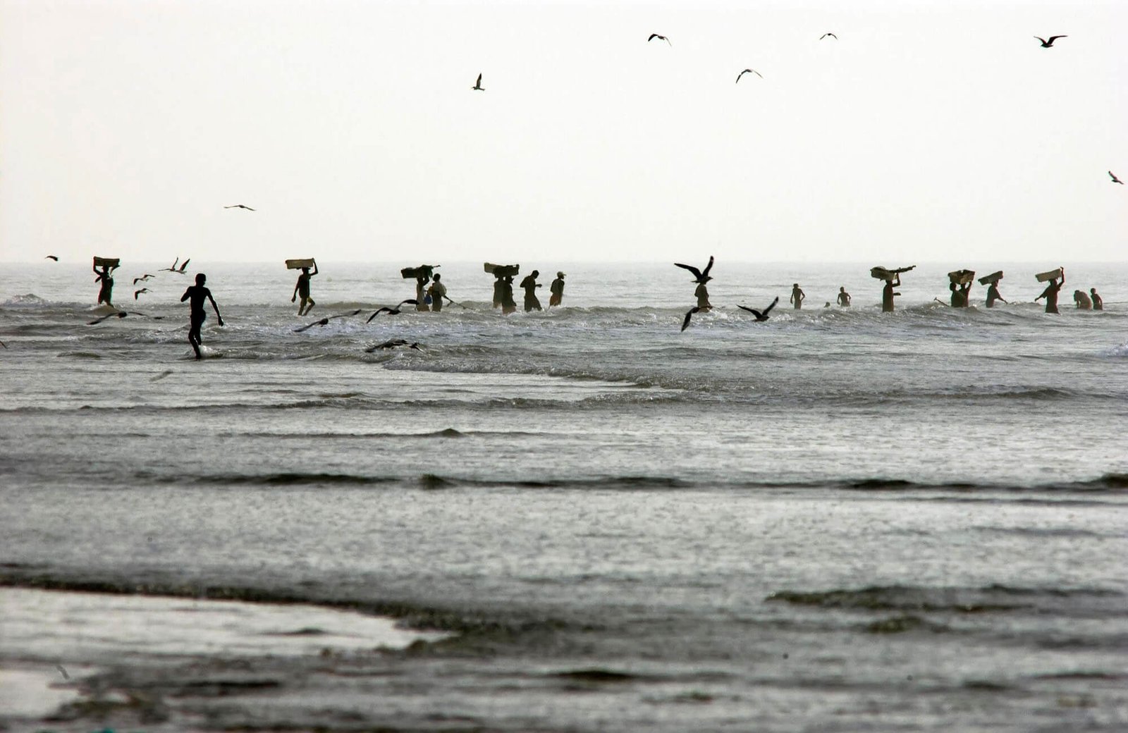 Pêcheurs en Casamance excursions Le Papayer Ecolodge beach Hôtel Cap Skirring